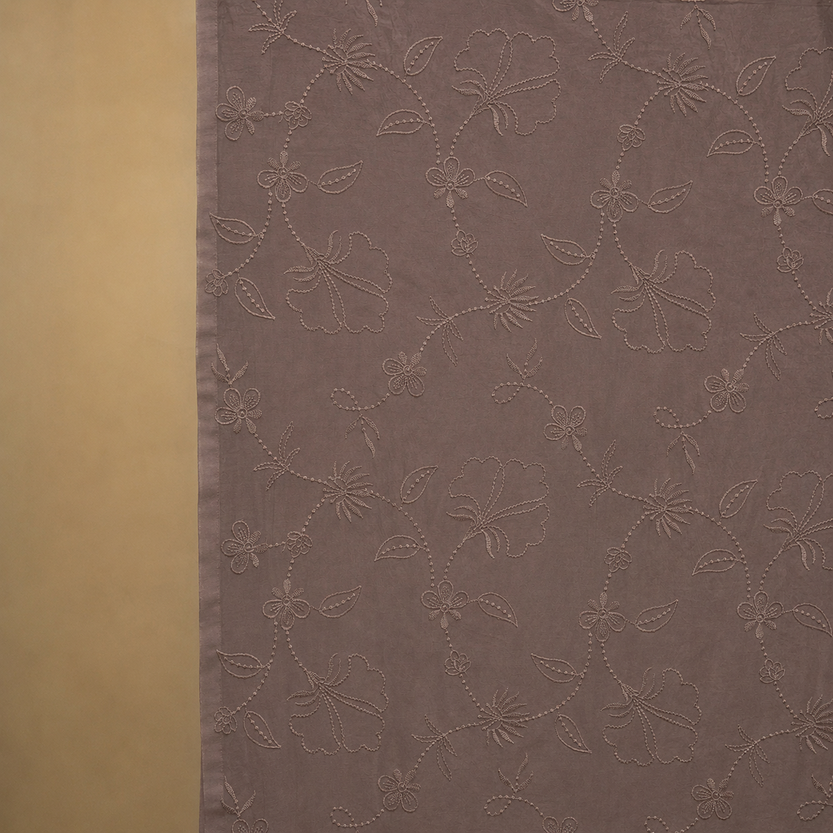 Wildflower Dupatta - Dusty Pink