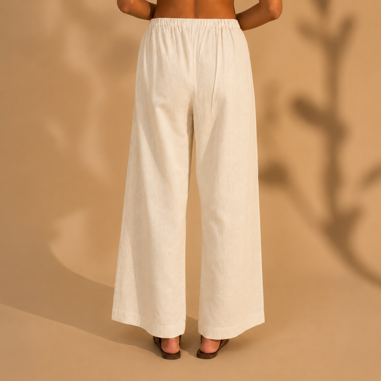 Easy Fit Pants - Ivory