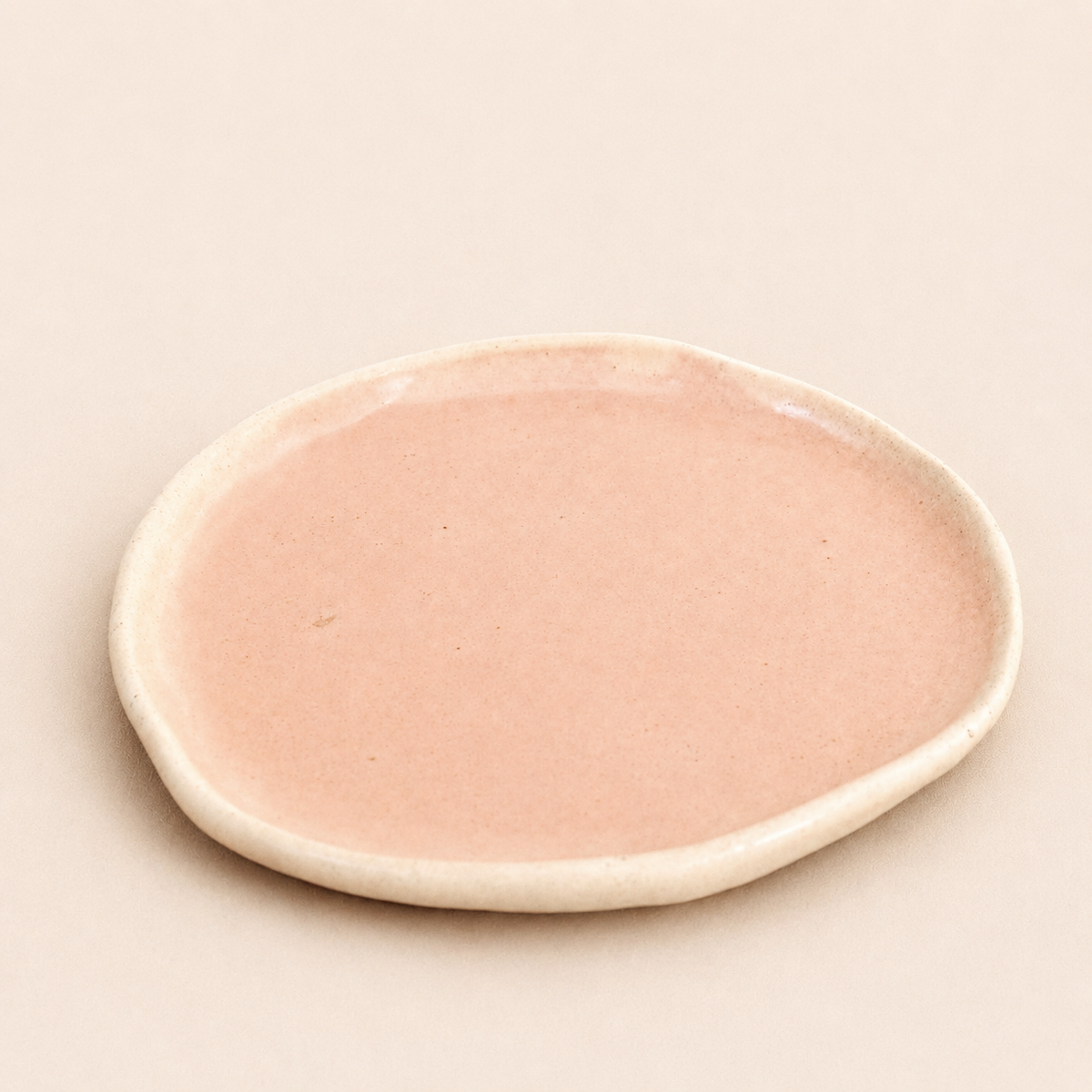 Bloom Plate - Pink & Ivory