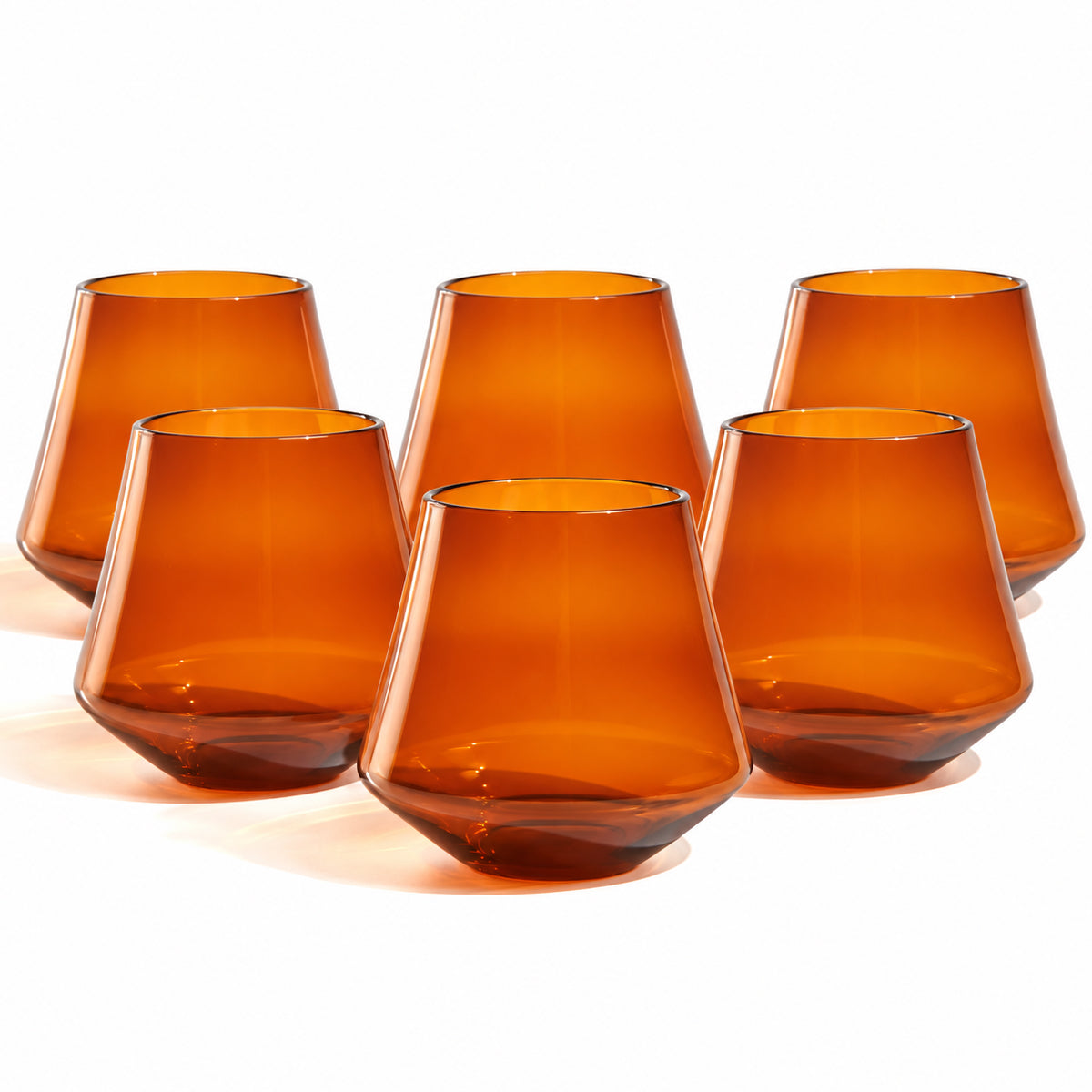 Meadow Tumbler (Set of 6) - Amber
