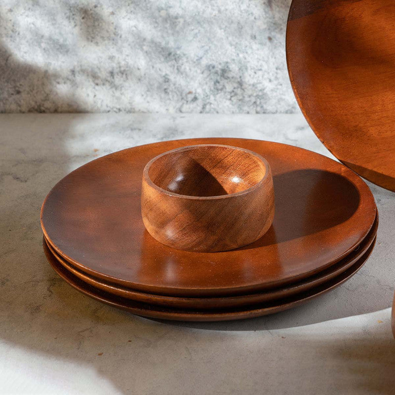 Wooden Plates | Set of 4