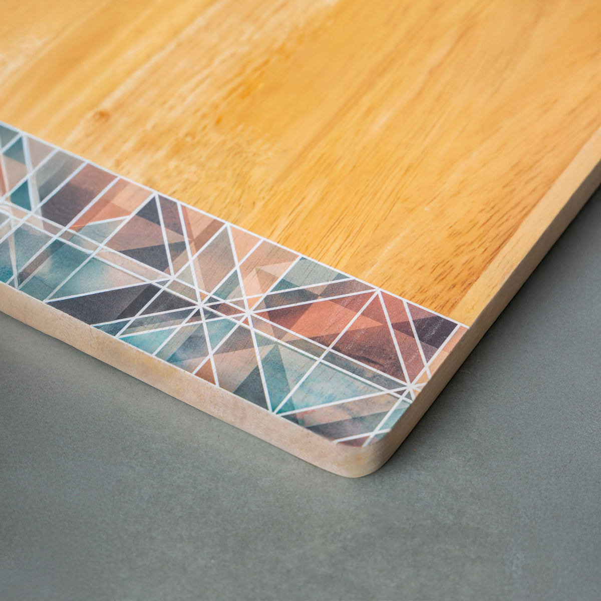 Natural Rubber Wood Cheeseboard