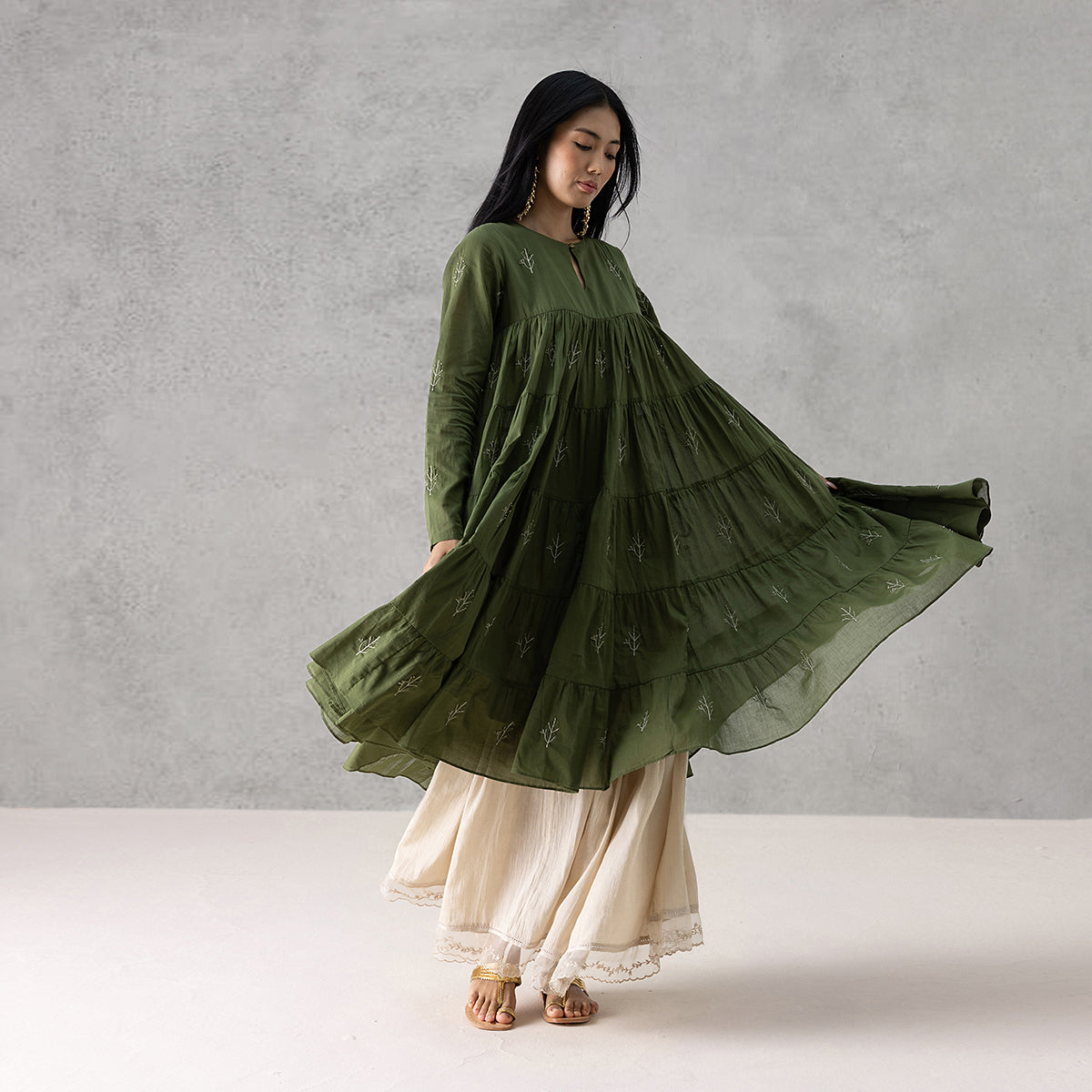 Willow Kurta - Green