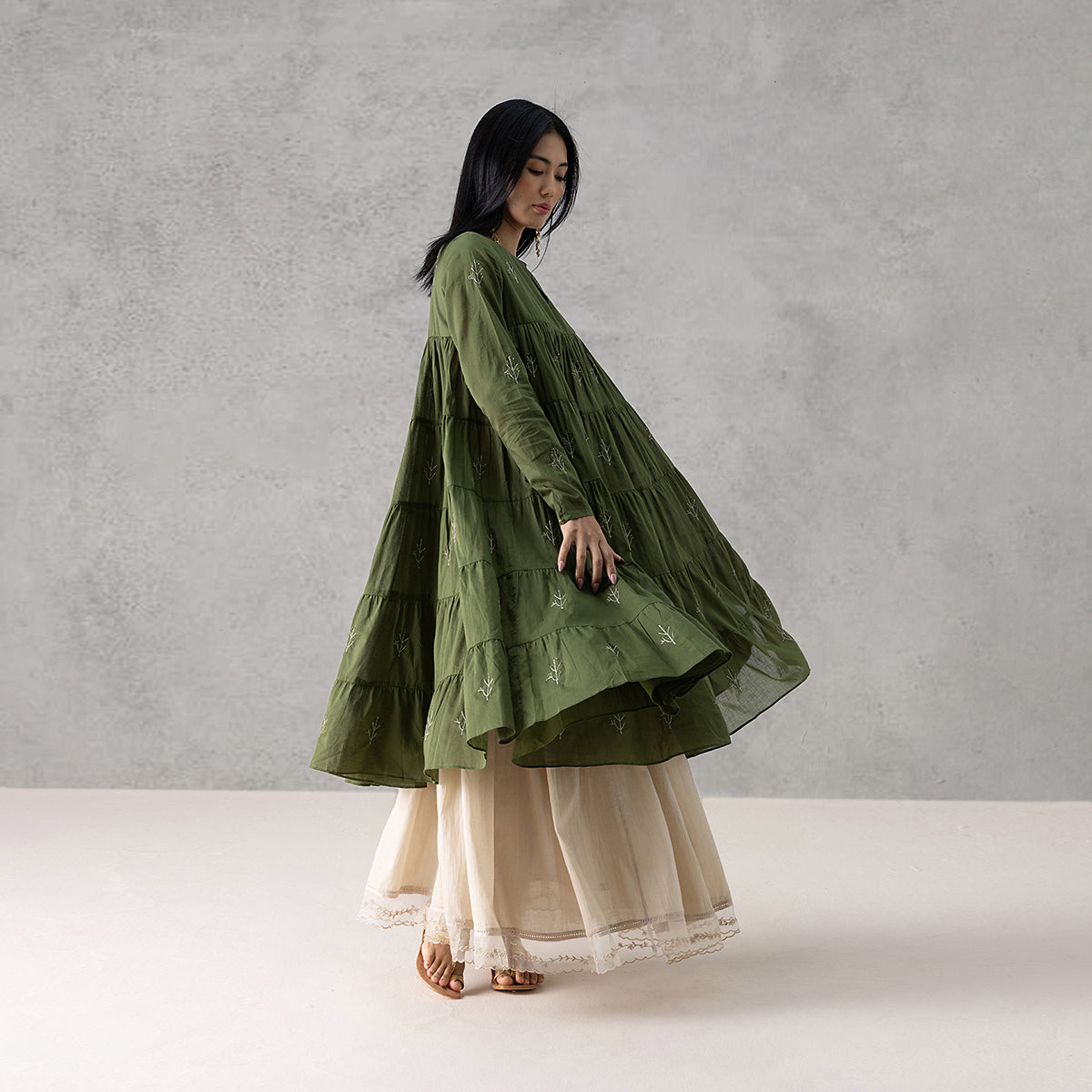Willow Kurta - Green