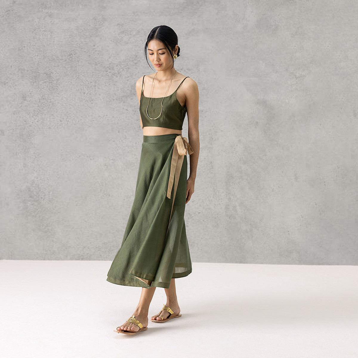 Muse Bralette Top - Green