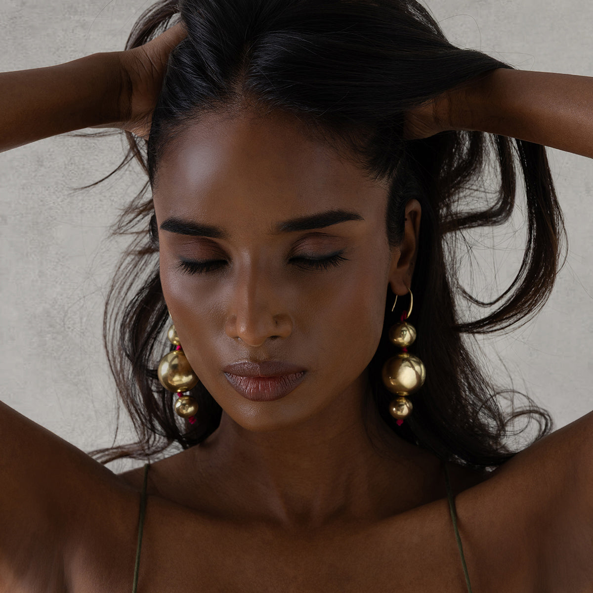 Orbit Earrings - Antique Gold