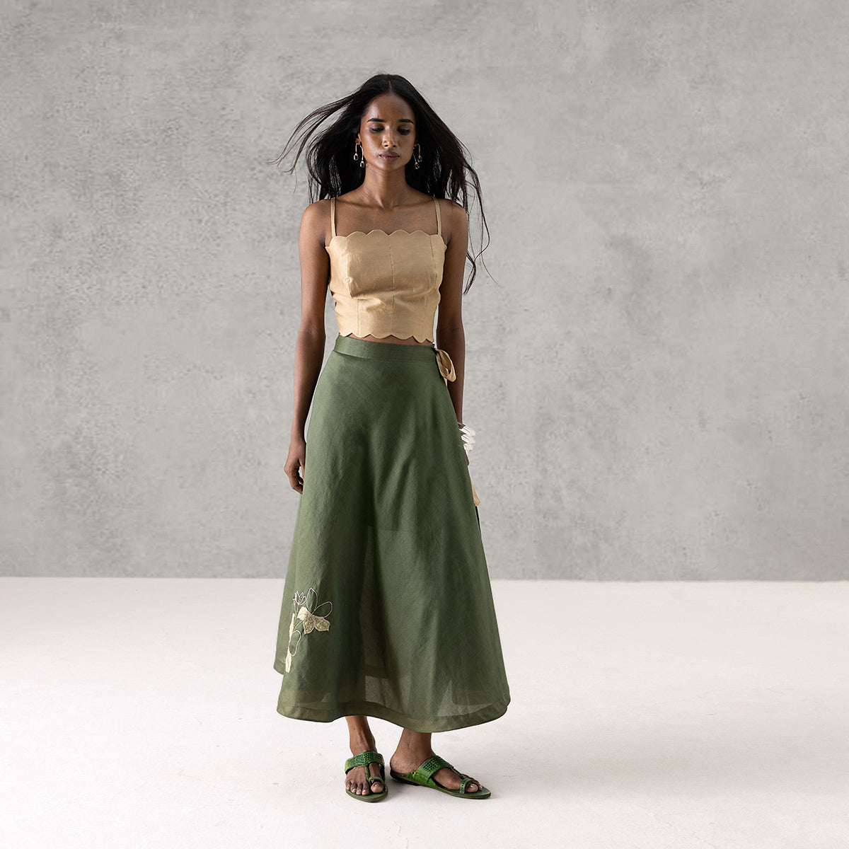 Unfurl Skirt - Green