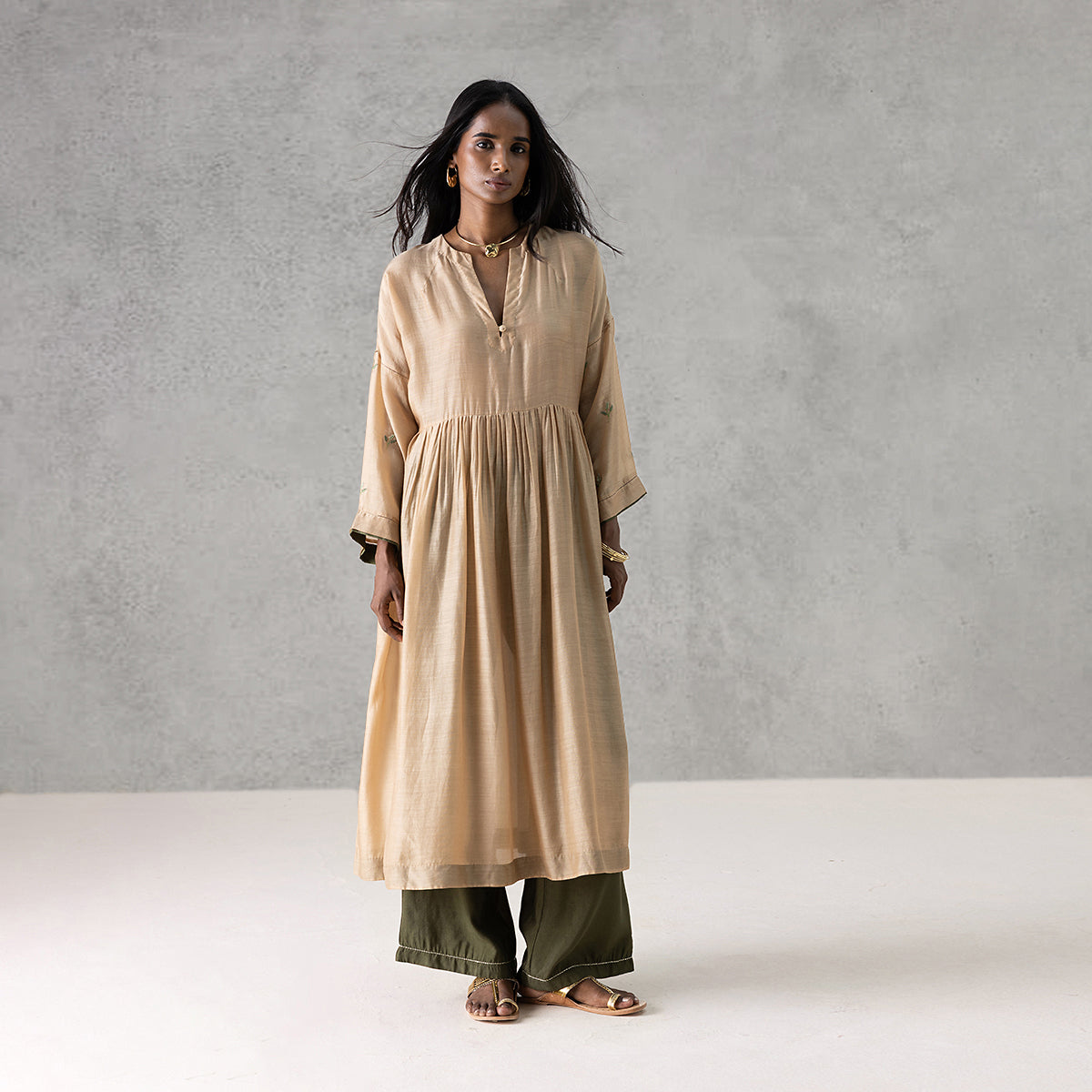 Dusk Kurta - Yellow