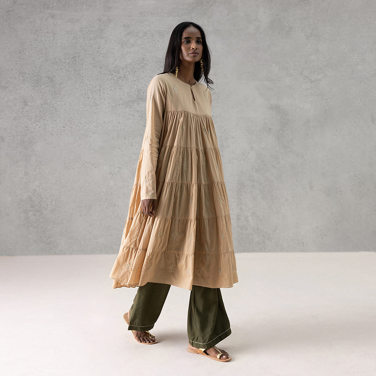 Willow Kurta - Dull Yellow