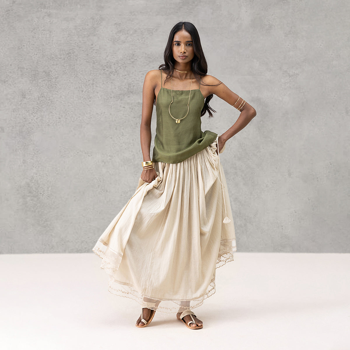 Floret Top - Green