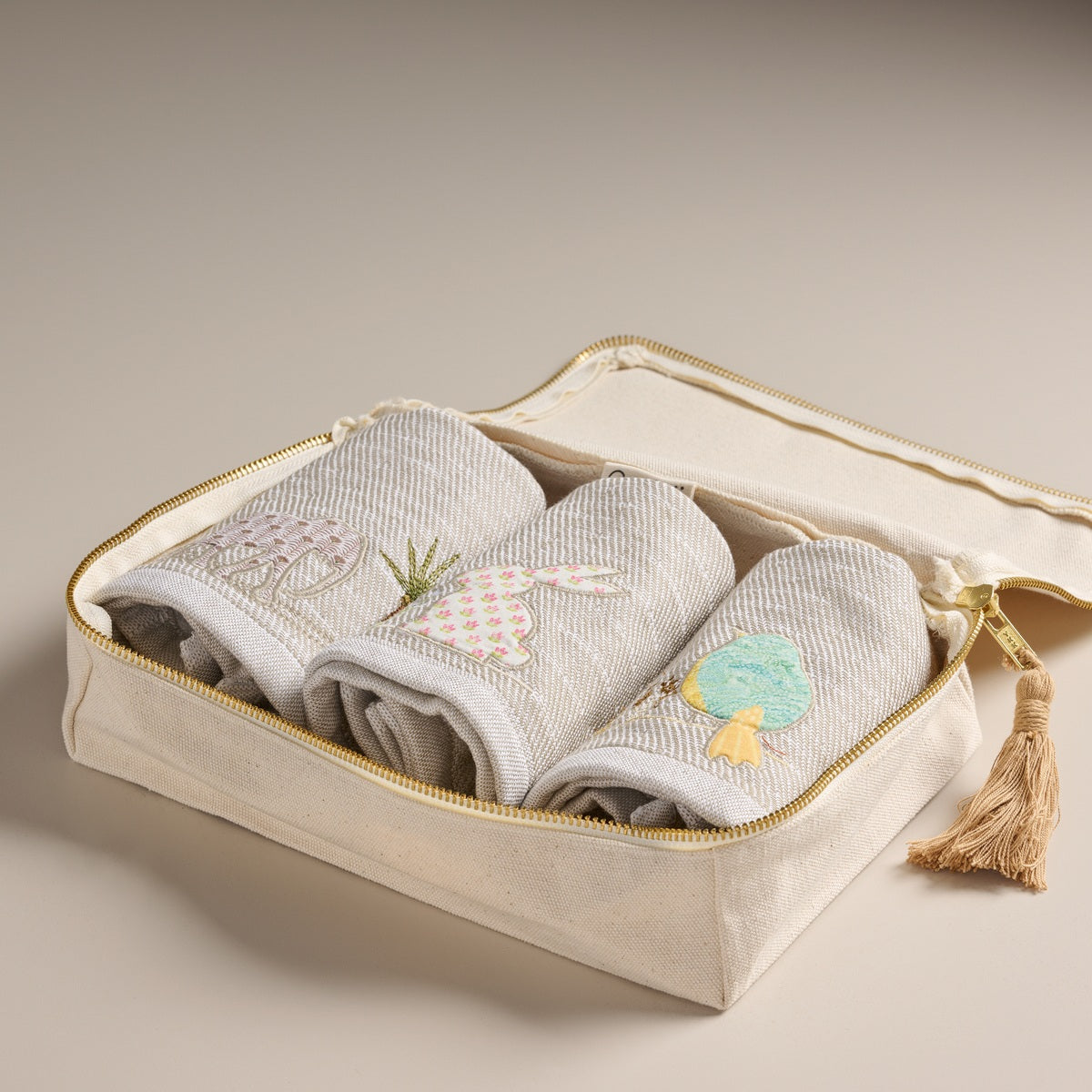 Forest- Set of 3 Face Towels-GFFT-Canvas Box