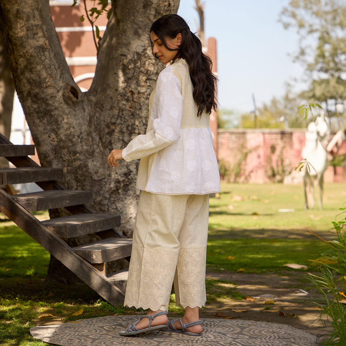 Berthe Coord Set-Ivory