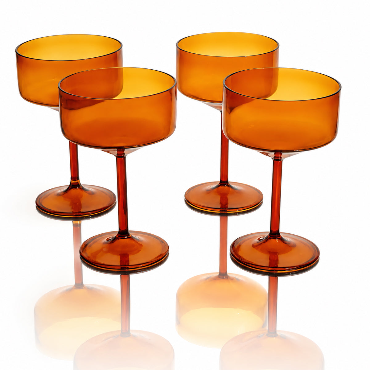 Terrain Glass (Set of 4) - Amber
