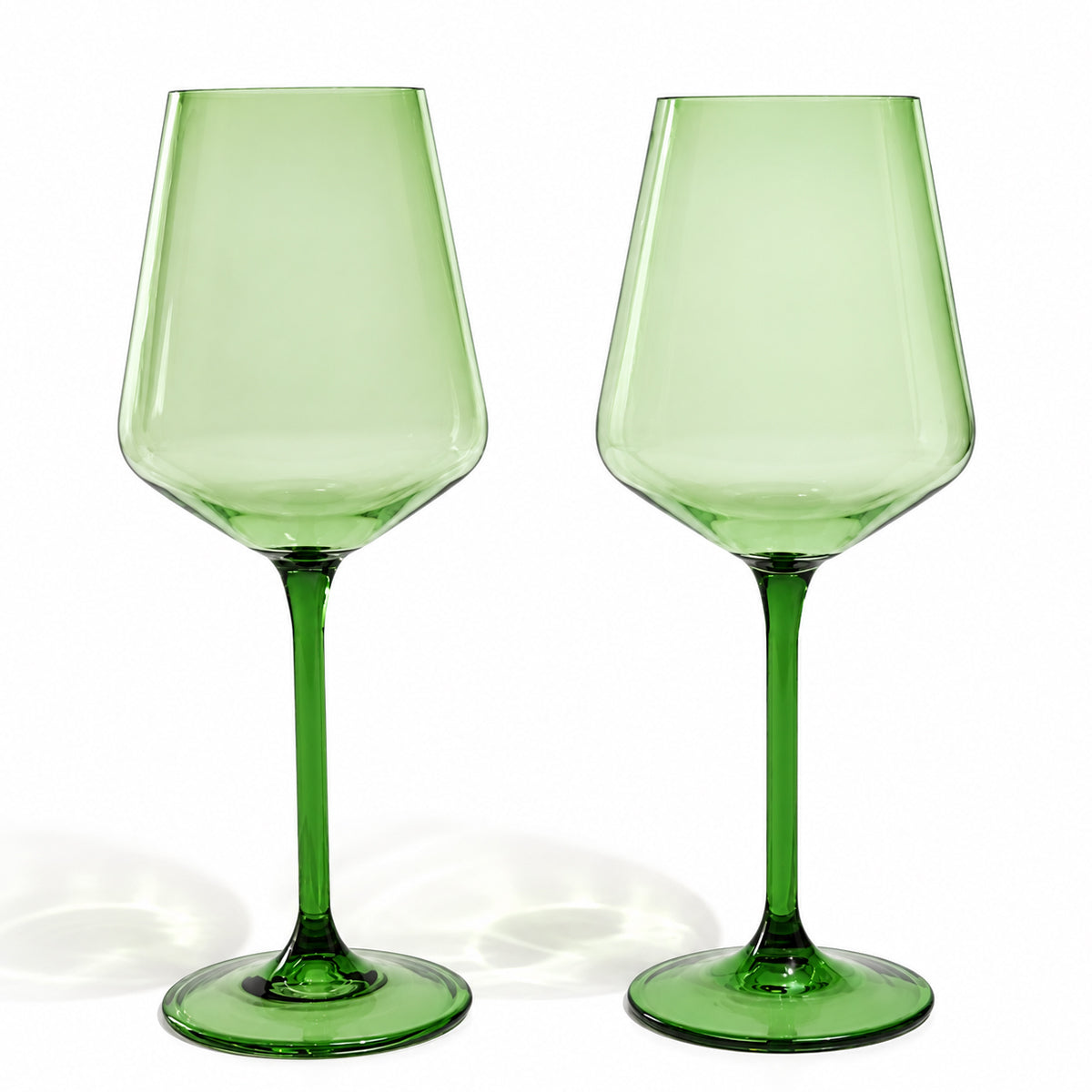 Willow Wine Glass (Set of 2) - Green