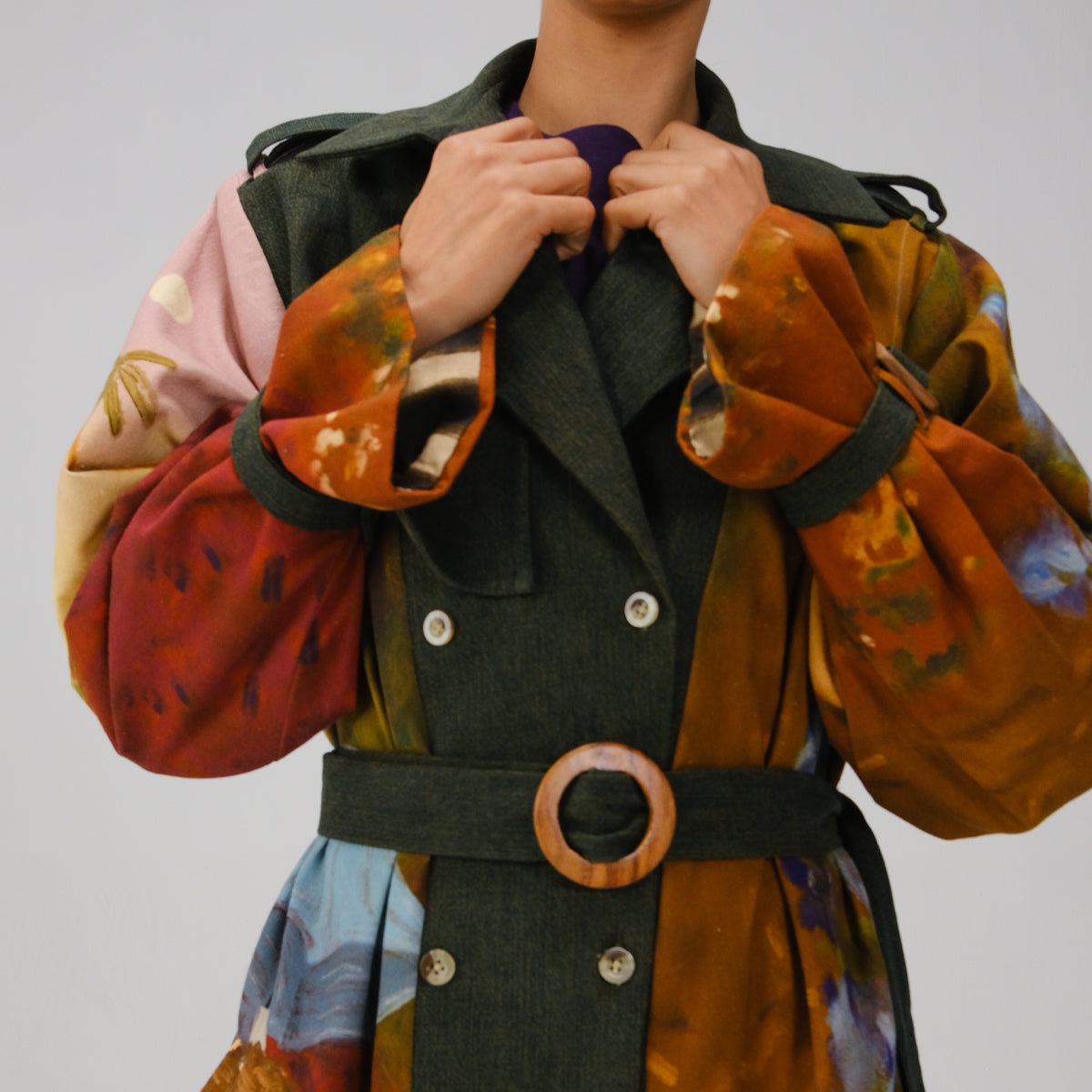 Lakeside Denim Trench Set