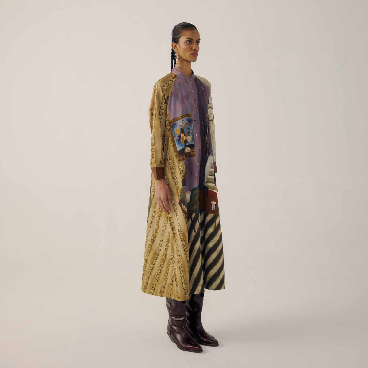 Living Room A-Line Long Dress