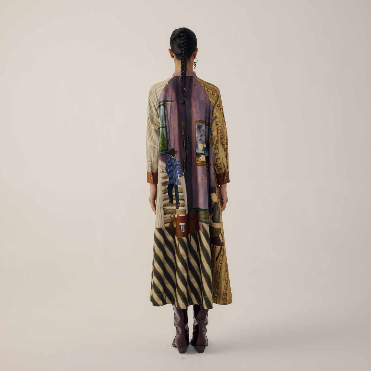 Living Room A-Line Long Dress