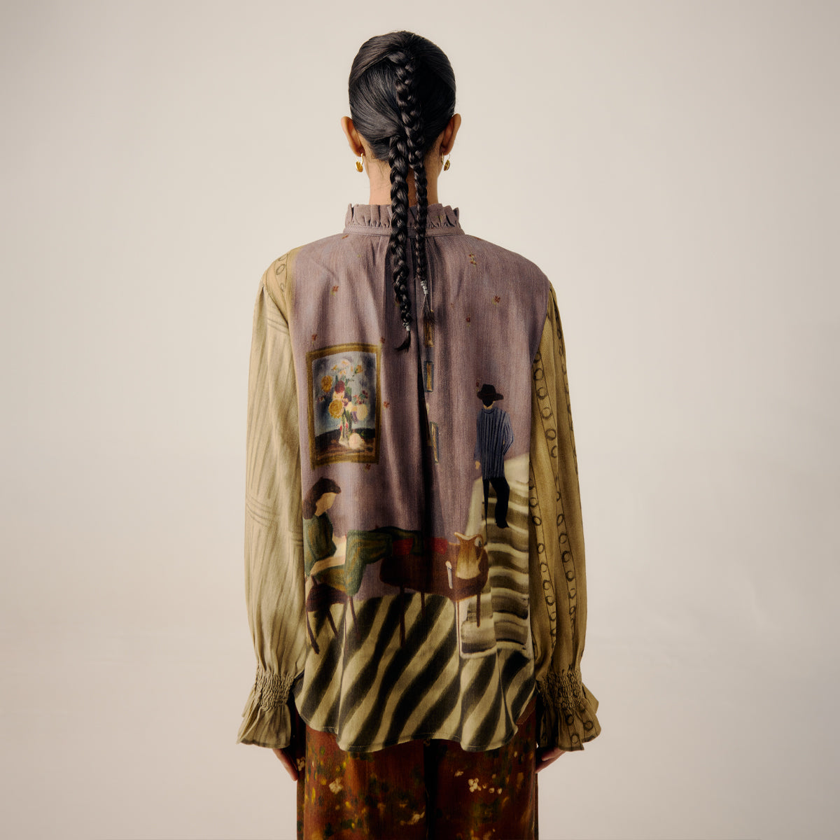 Living Room Ruffled Top