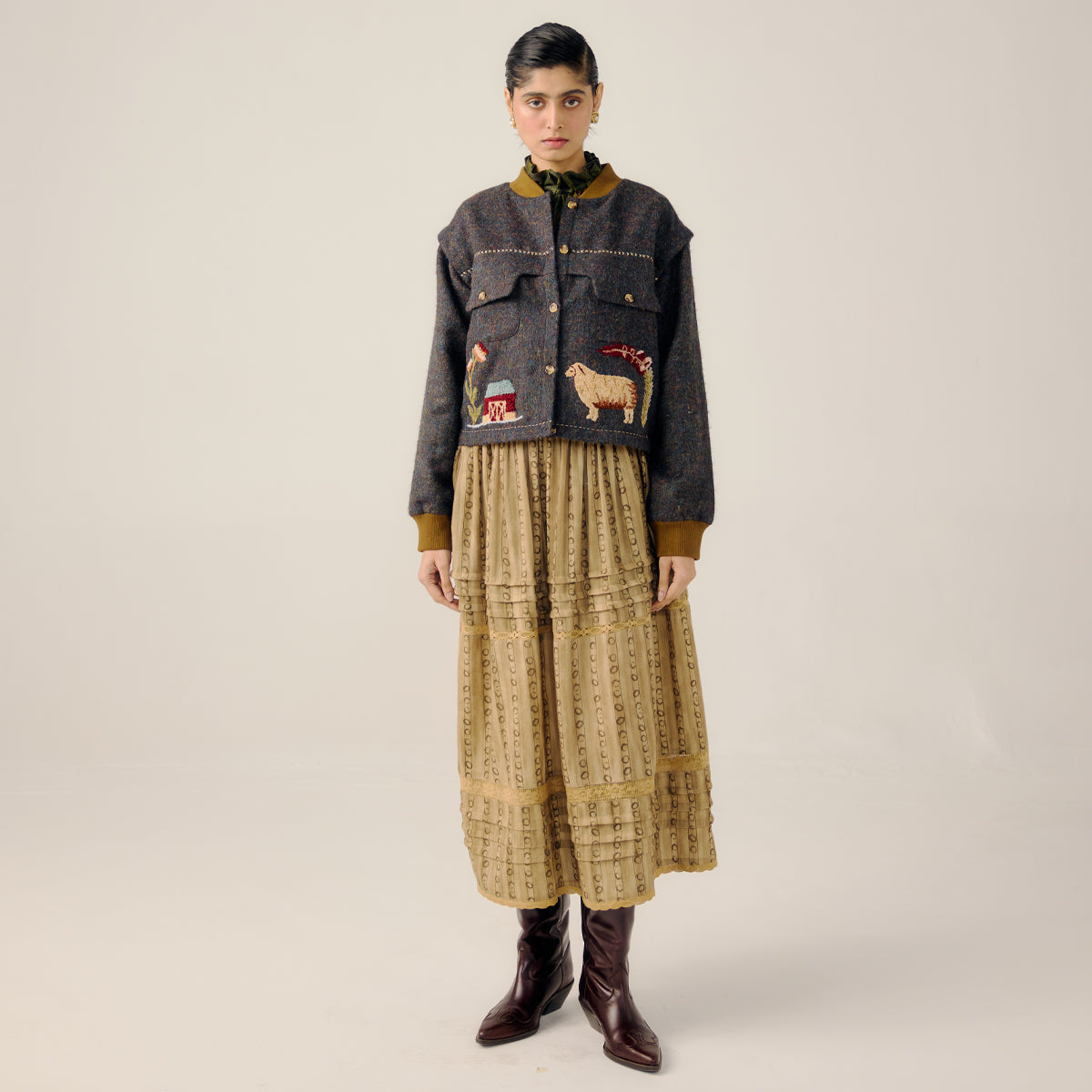 Countrysiyde Emb Bert Jacket