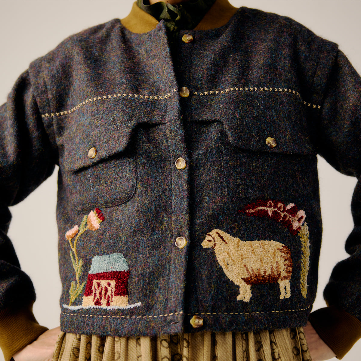 Countrysiyde Emb Bert Jacket