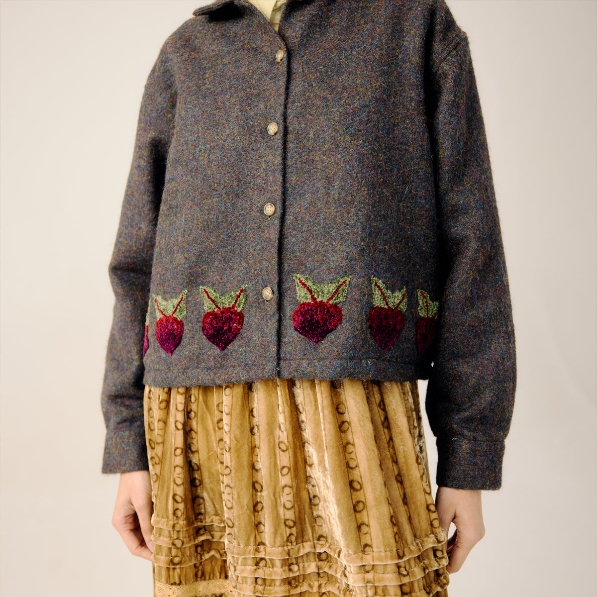 Turnip Emb. Boxy Jacket