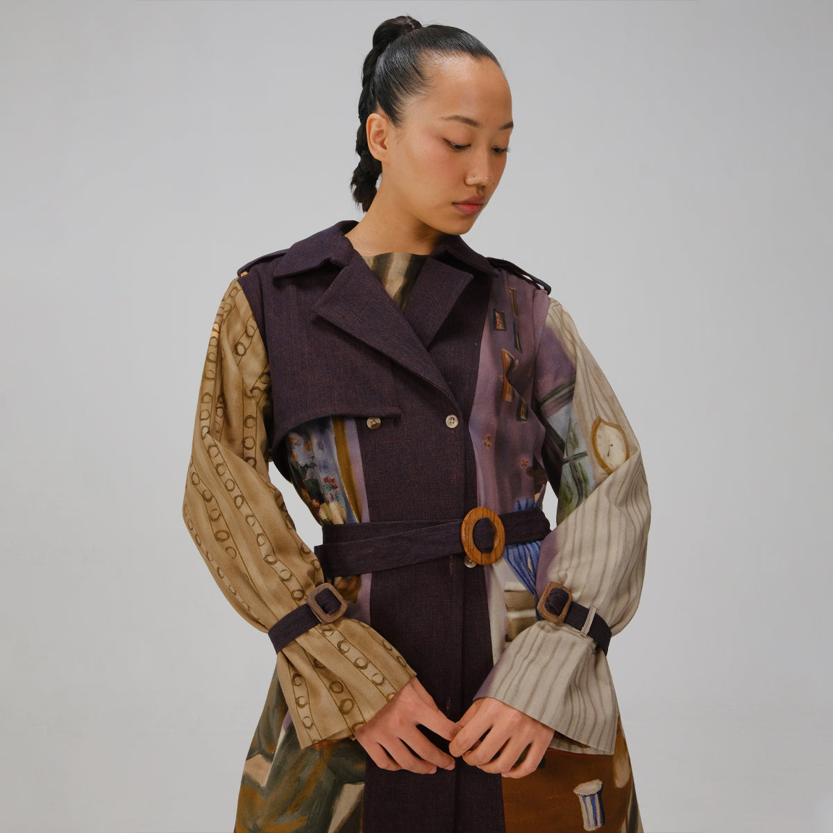 Living Room Denim Trench