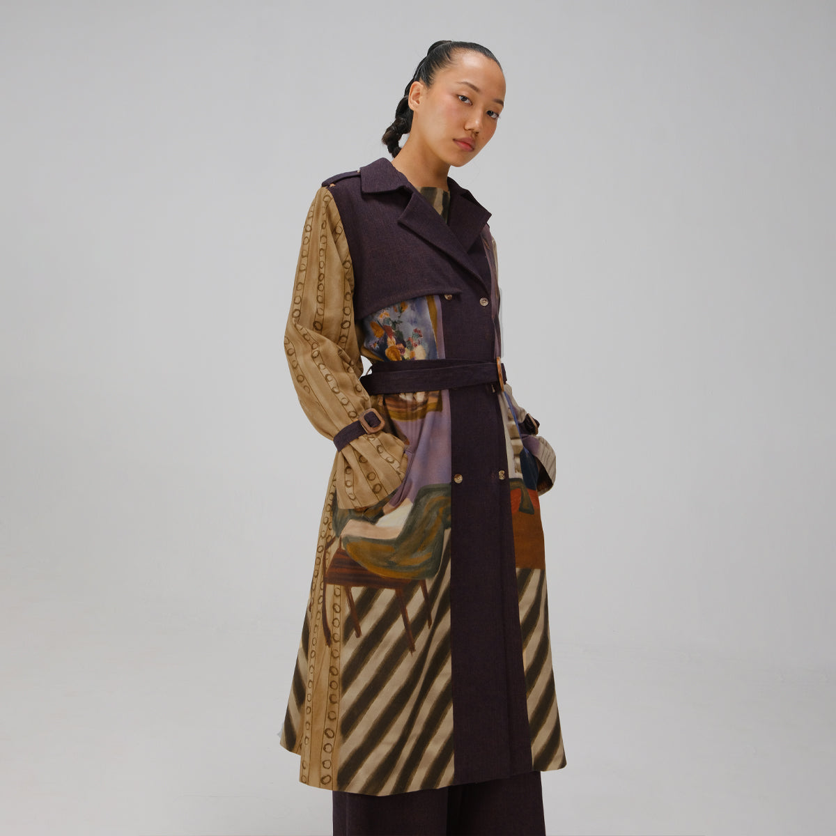 Living Room Denim Trench