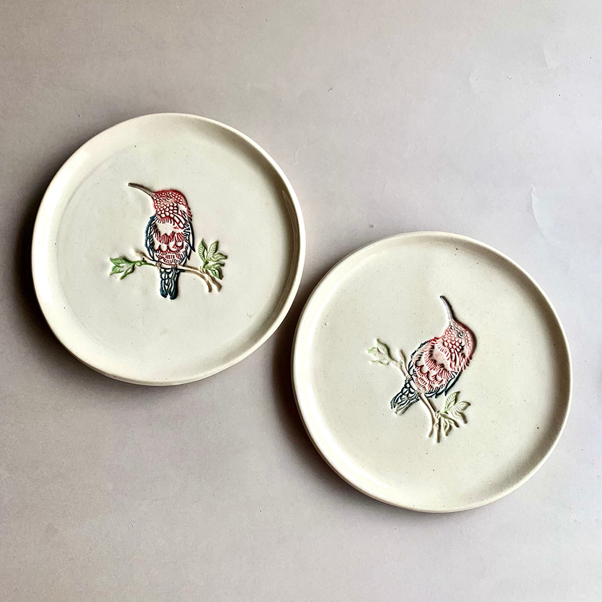 Kingfisher Plate | White