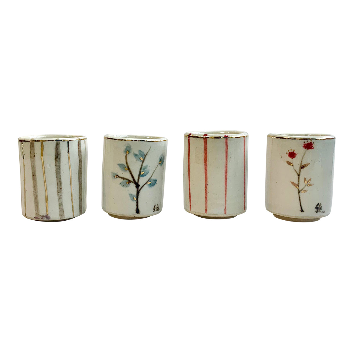 Hand painted Shot Glasses | Set of 4