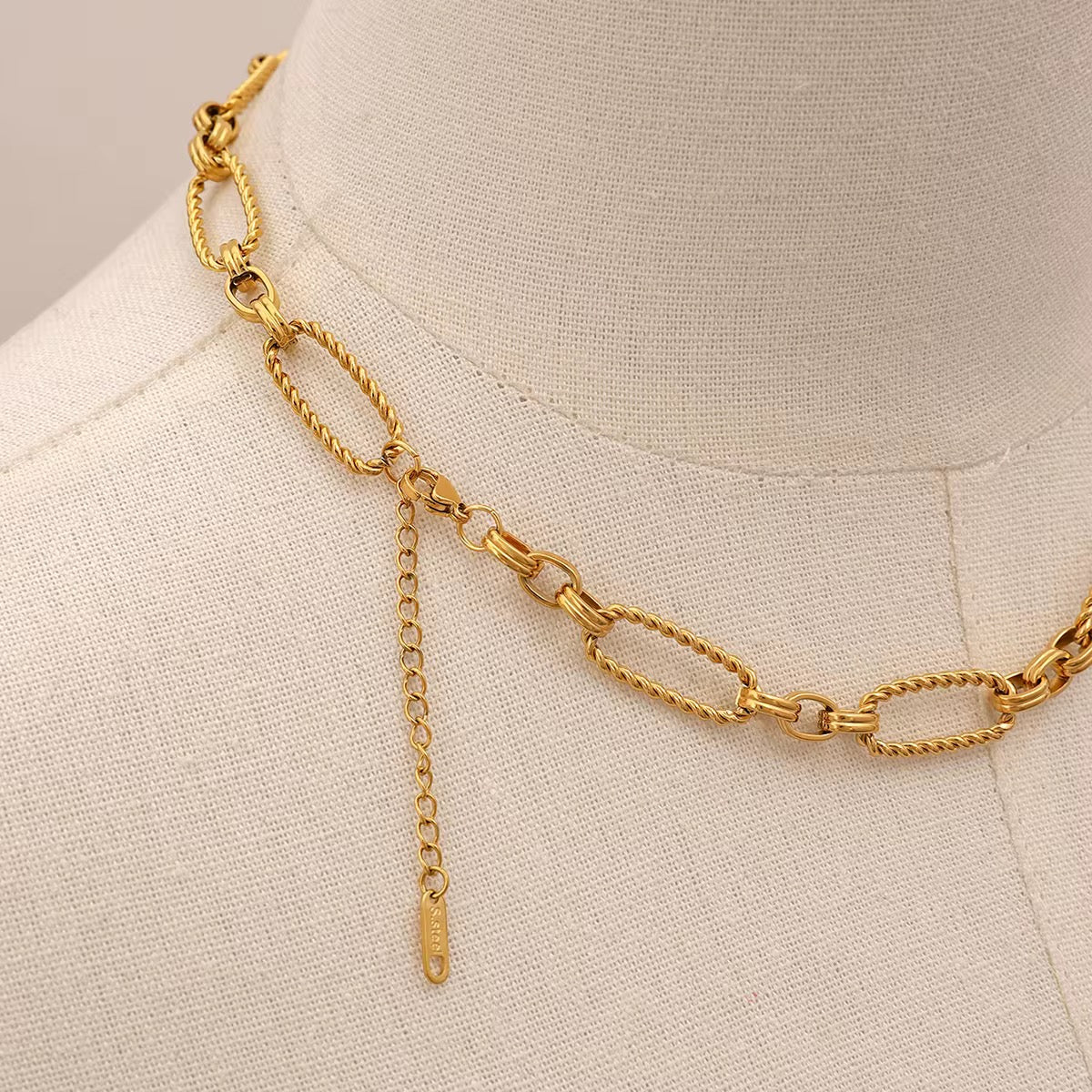 18KT Gold Plated Indigo Charm Necklace