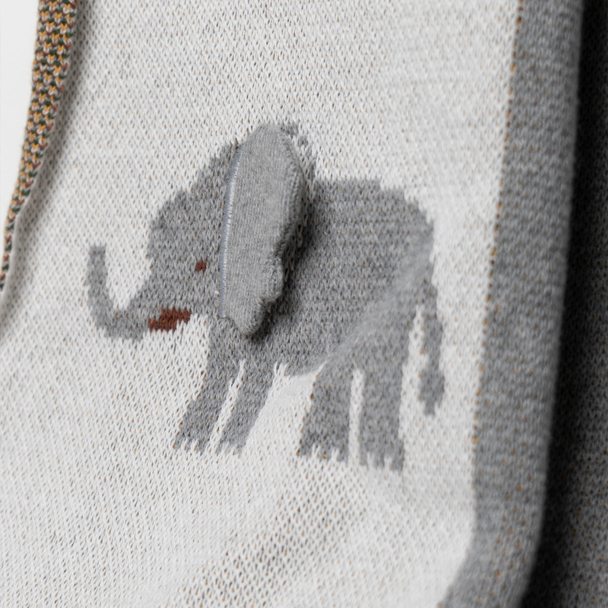 Baby Blanket Jungle Safari Design with 3D Elements