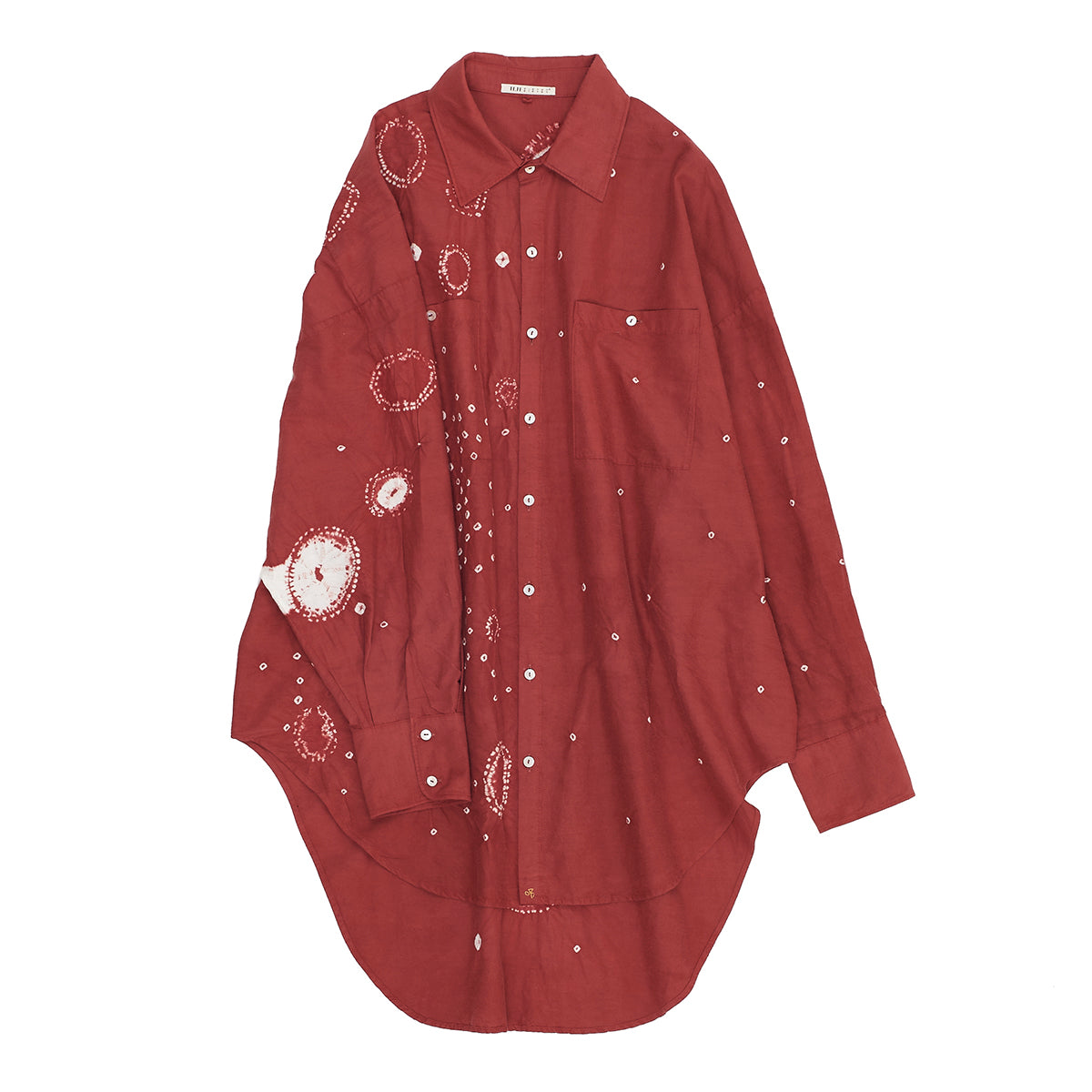 Unisex Shirt With Shibori