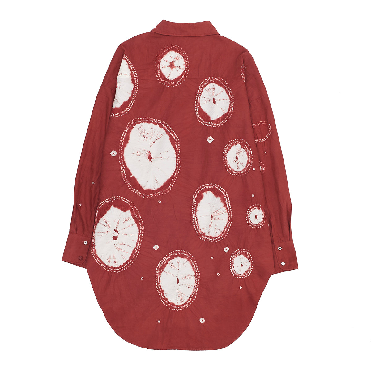 Unisex Shirt With Shibori