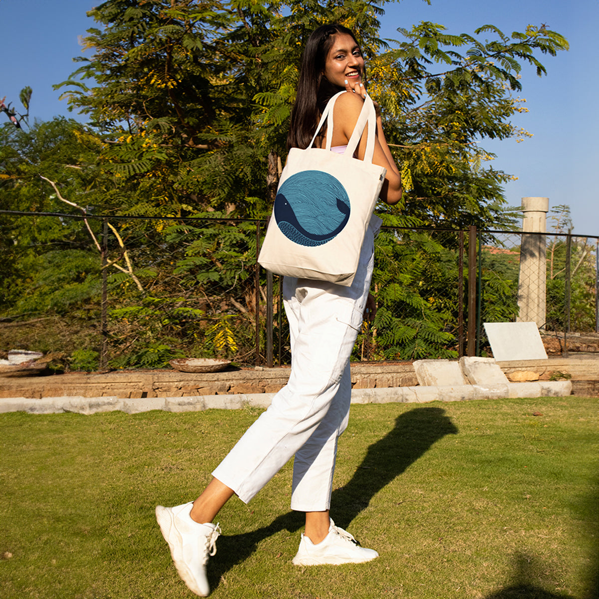 Zipper Tote Bag