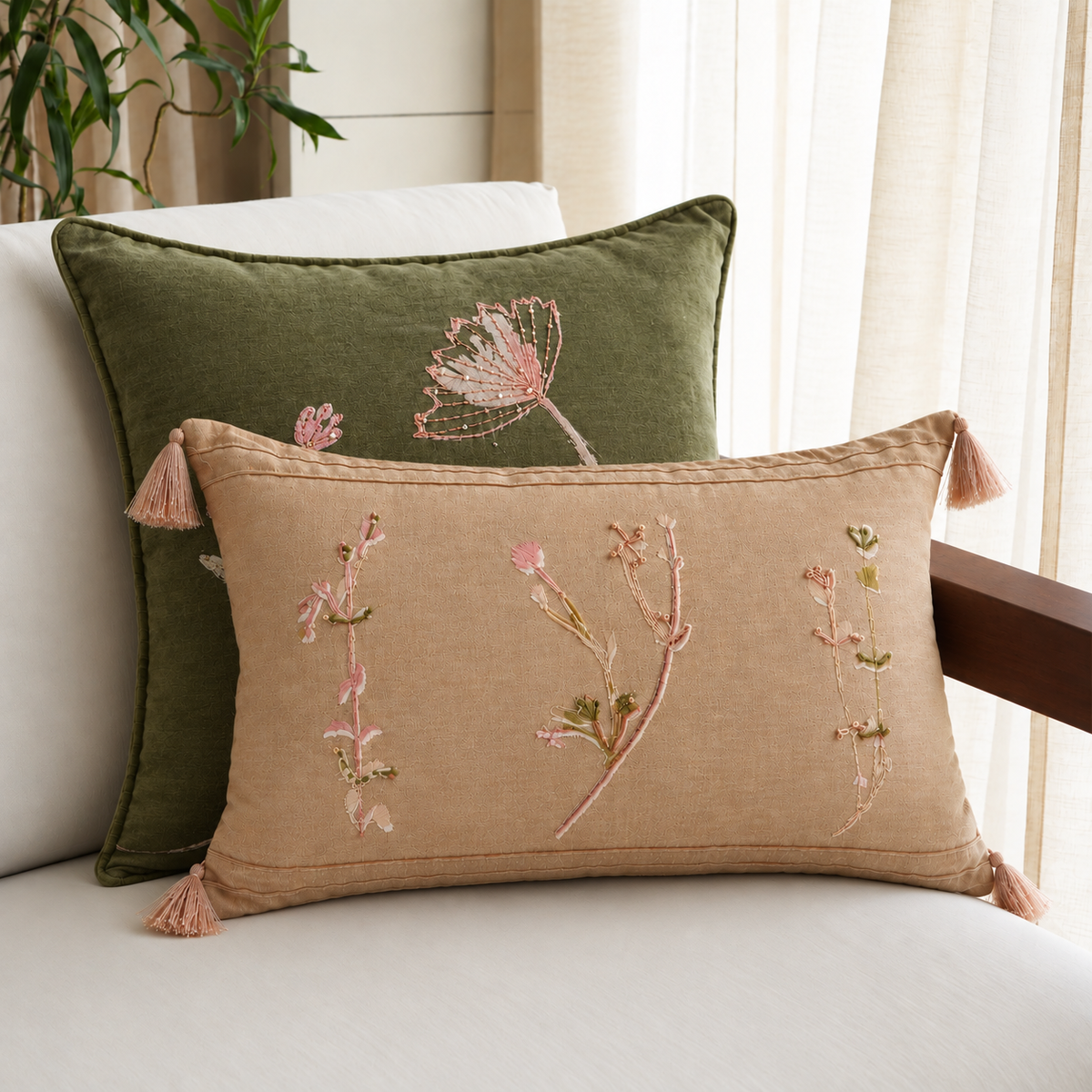 Stem Cushion - Green
