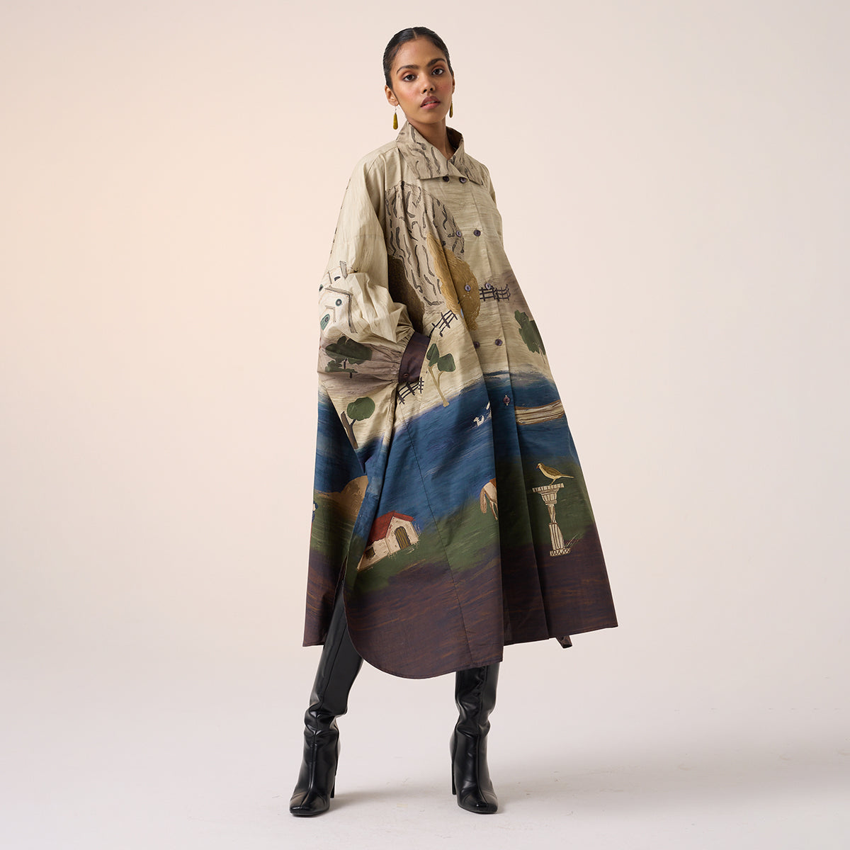 Echo Dress (Village Print)