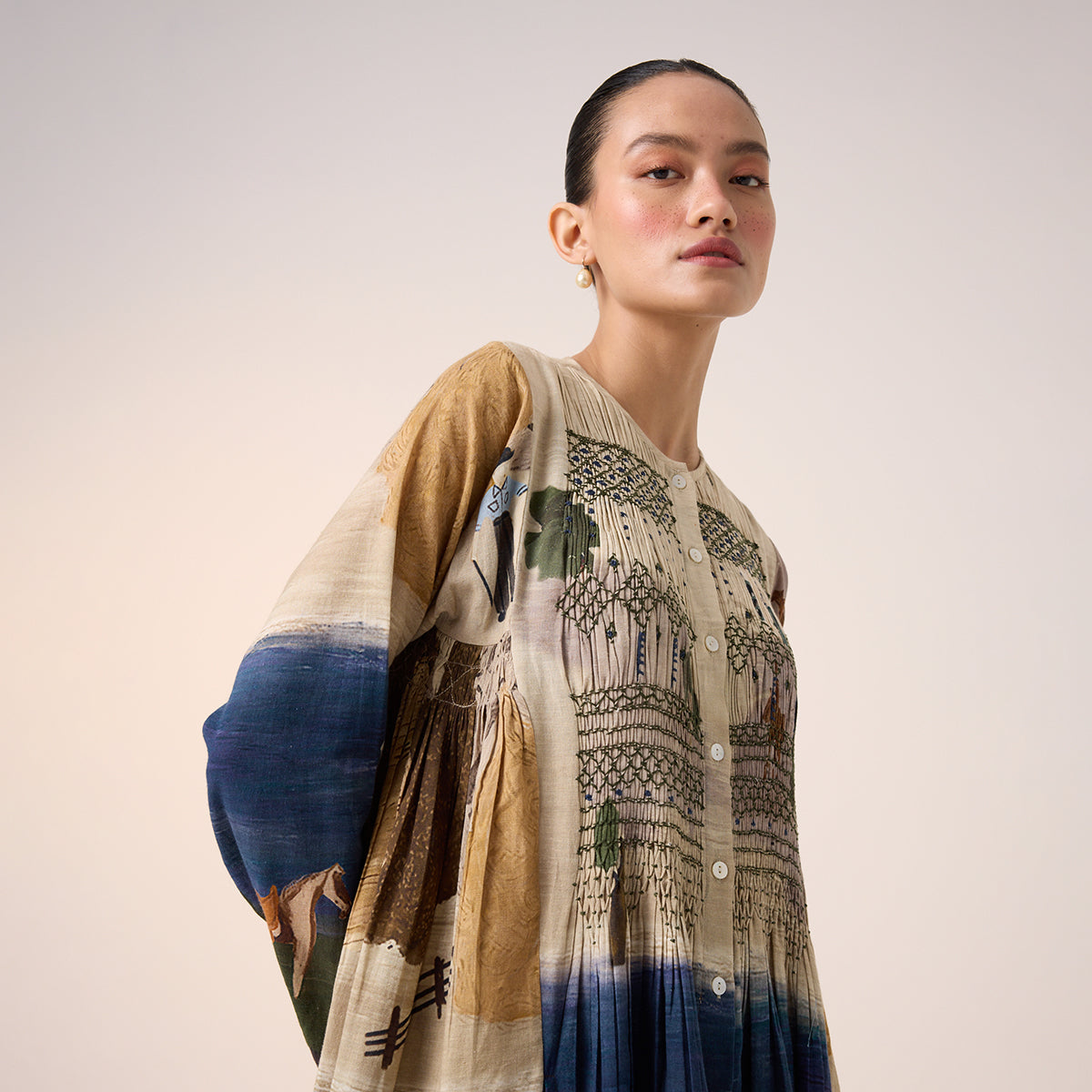 Frida Dress (Village Print)