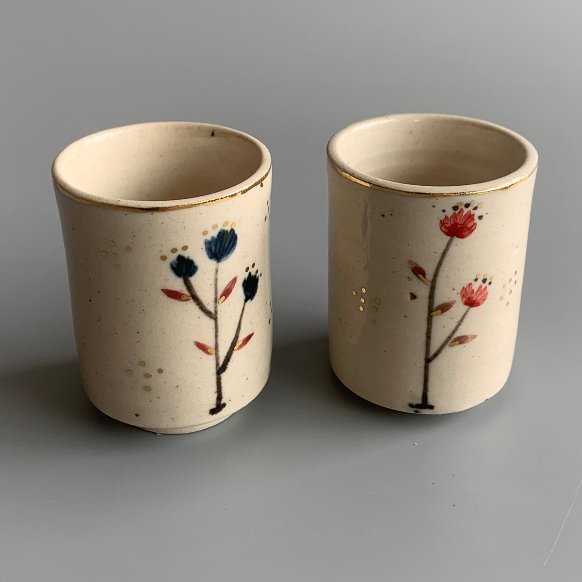 Hand Painted Shot Glasses | Set Of 2