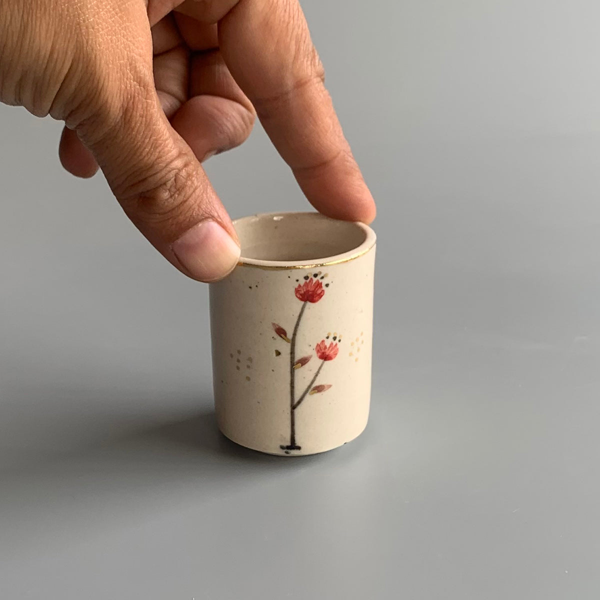 Hand Painted Shot Glasses | Set Of 2