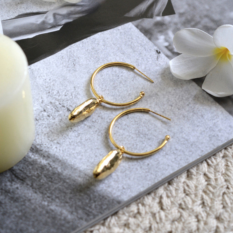 Hoop Earrings | Gold Plated