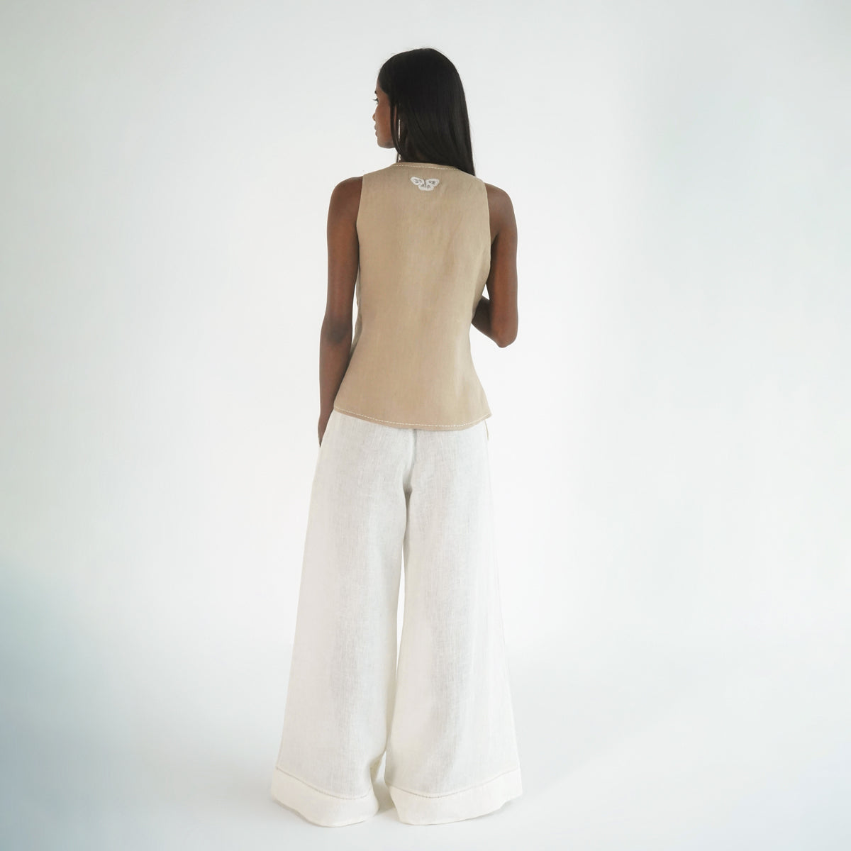 Wildflower Wrap Top - Brown