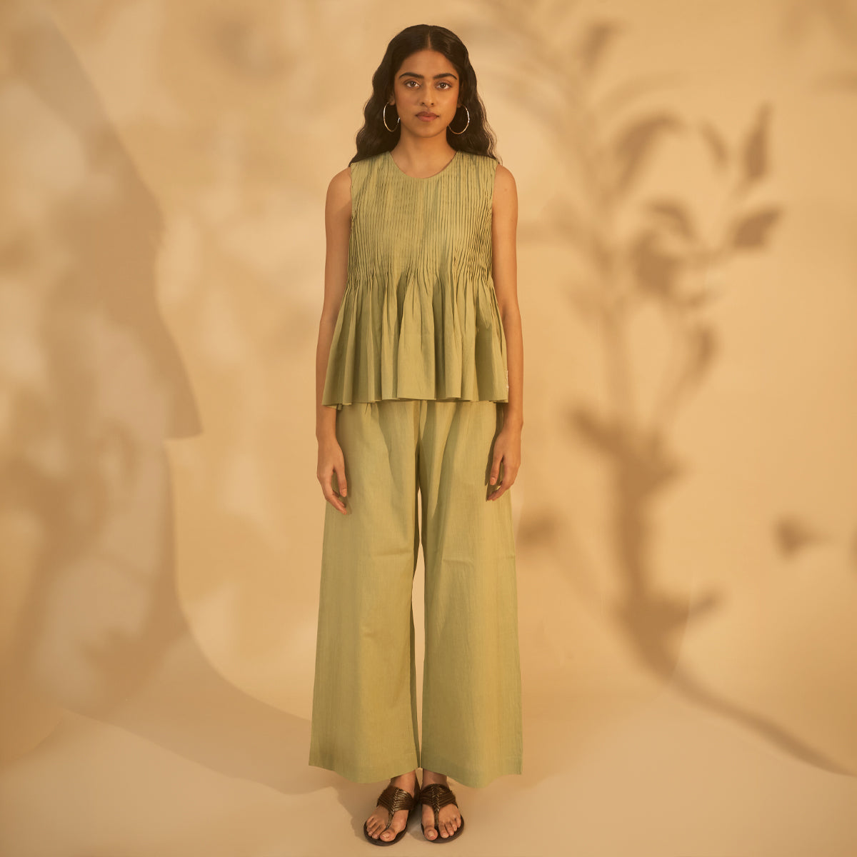 Easy Fit Pants - Sage Green