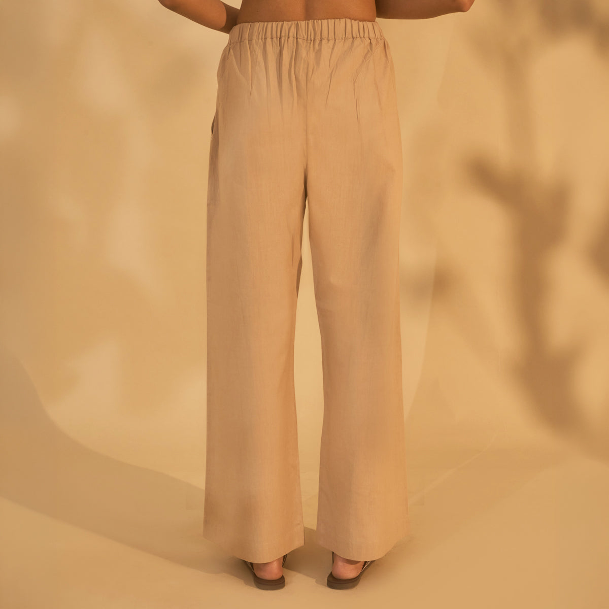 Easy Fit Pants - Taupe