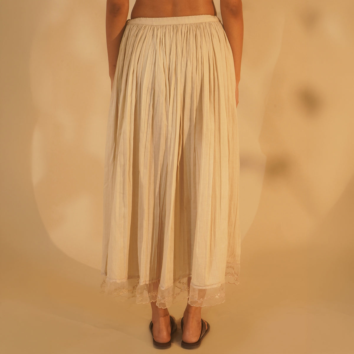 Wildflower Skirt - Beige