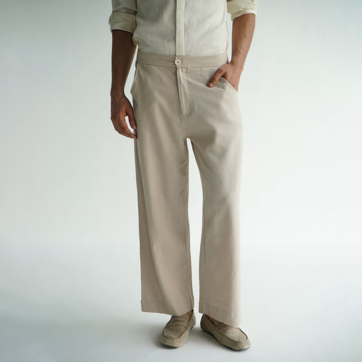 Staple Pants -Beige