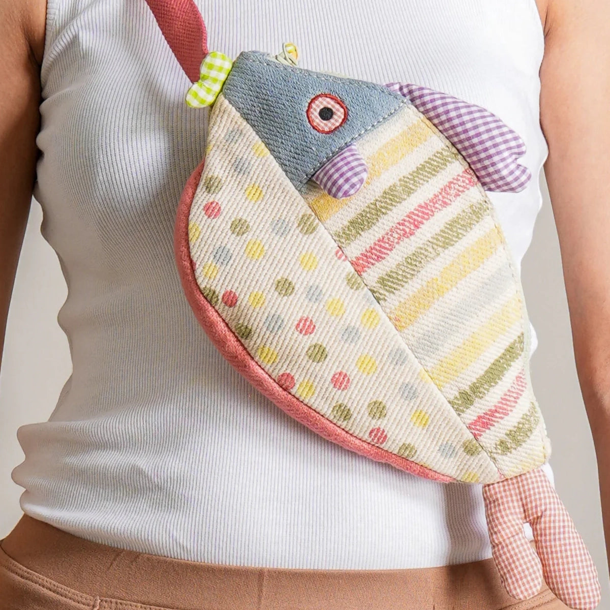 Teacopa-DotTail | Cotton Denim Bag