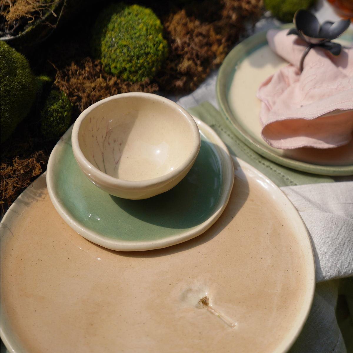 Meadow Dinner Plate - Brown