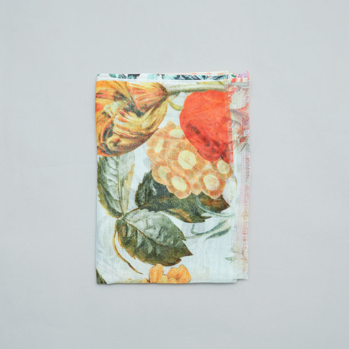 Botanical Romance Cotton Linen Stole