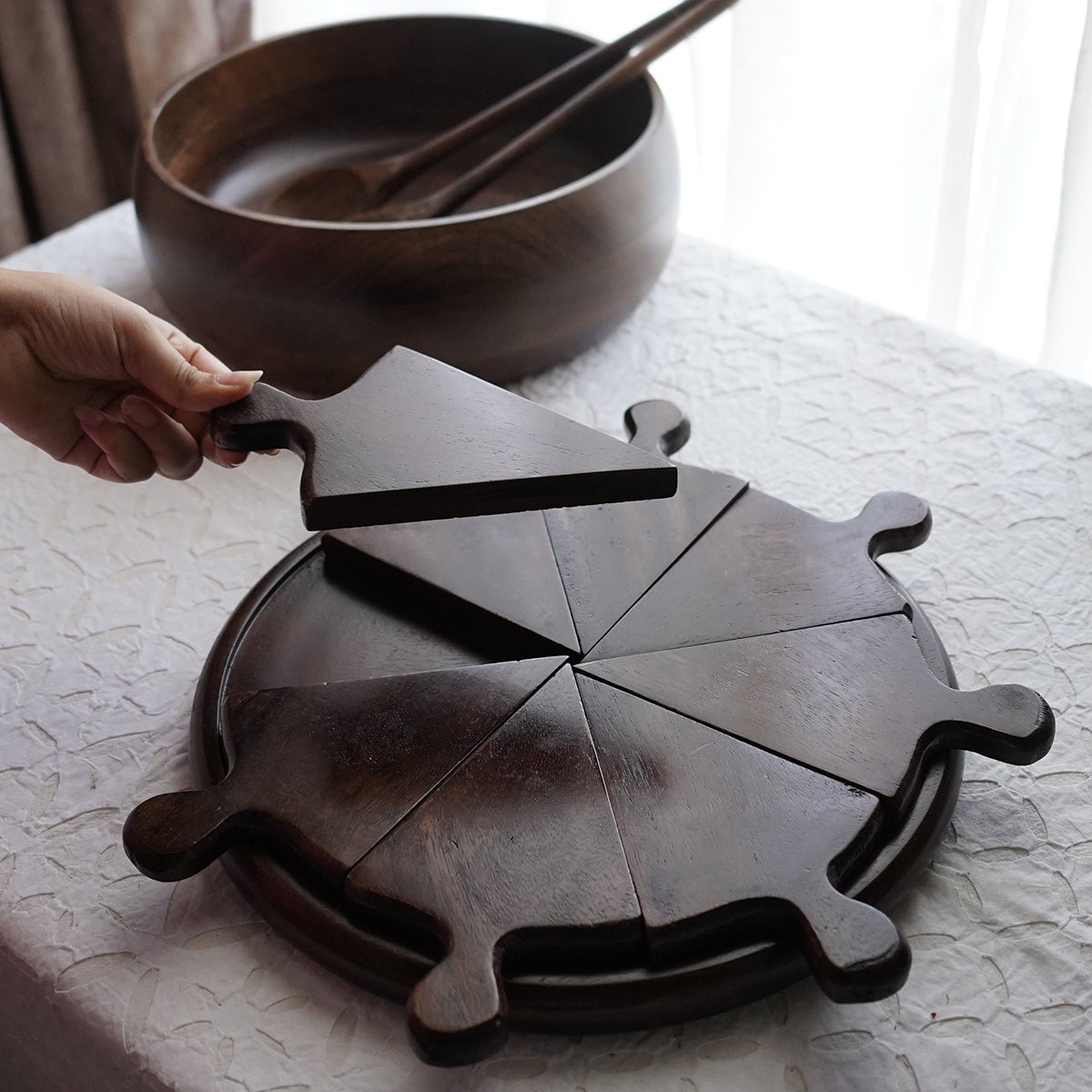 Wooden Pizza Platter