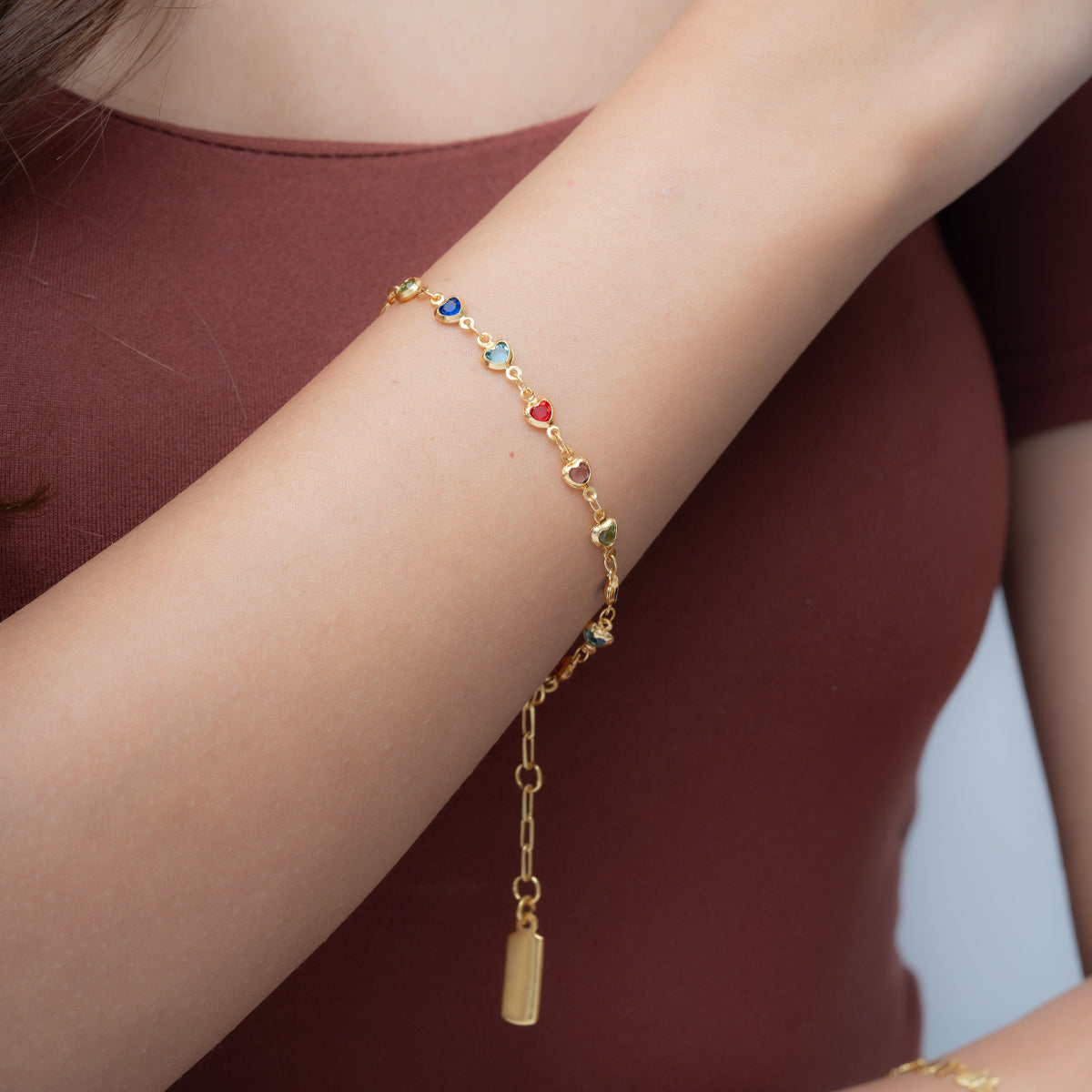 Heart Float Bracelet